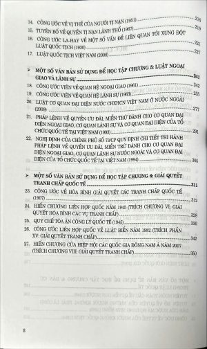 Tuyển tập văn bản sử dụng để học tập môn công pháp quốc tế
