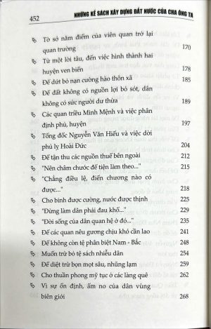 Những kế sách xây dựng đất nước của cha ông ta