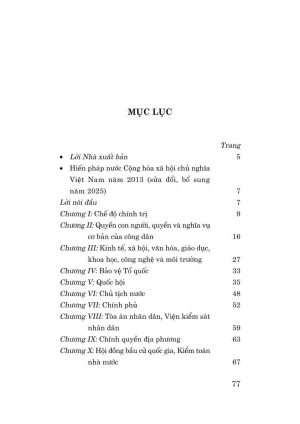 Hiến pháp nước Cộng hòa xã hội chủ nghĩa Việt Nam năm 2013 ( sửa đổi, bổ sung năm 2025)