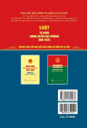 Luật tổ chức chính quyền địa phương năm 2025