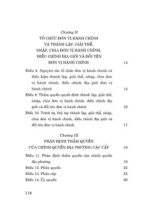 Luật tổ chức chính quyền địa phương năm 2025